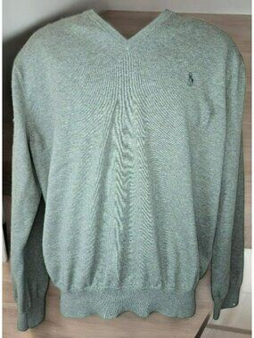Polo Ralph Lauren Mens Pima Cotton V-Neck Sweater XL